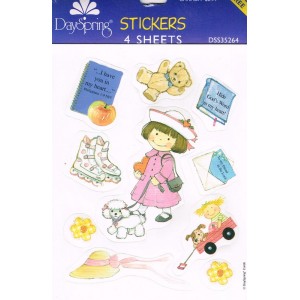 Stickers - Girl And Things